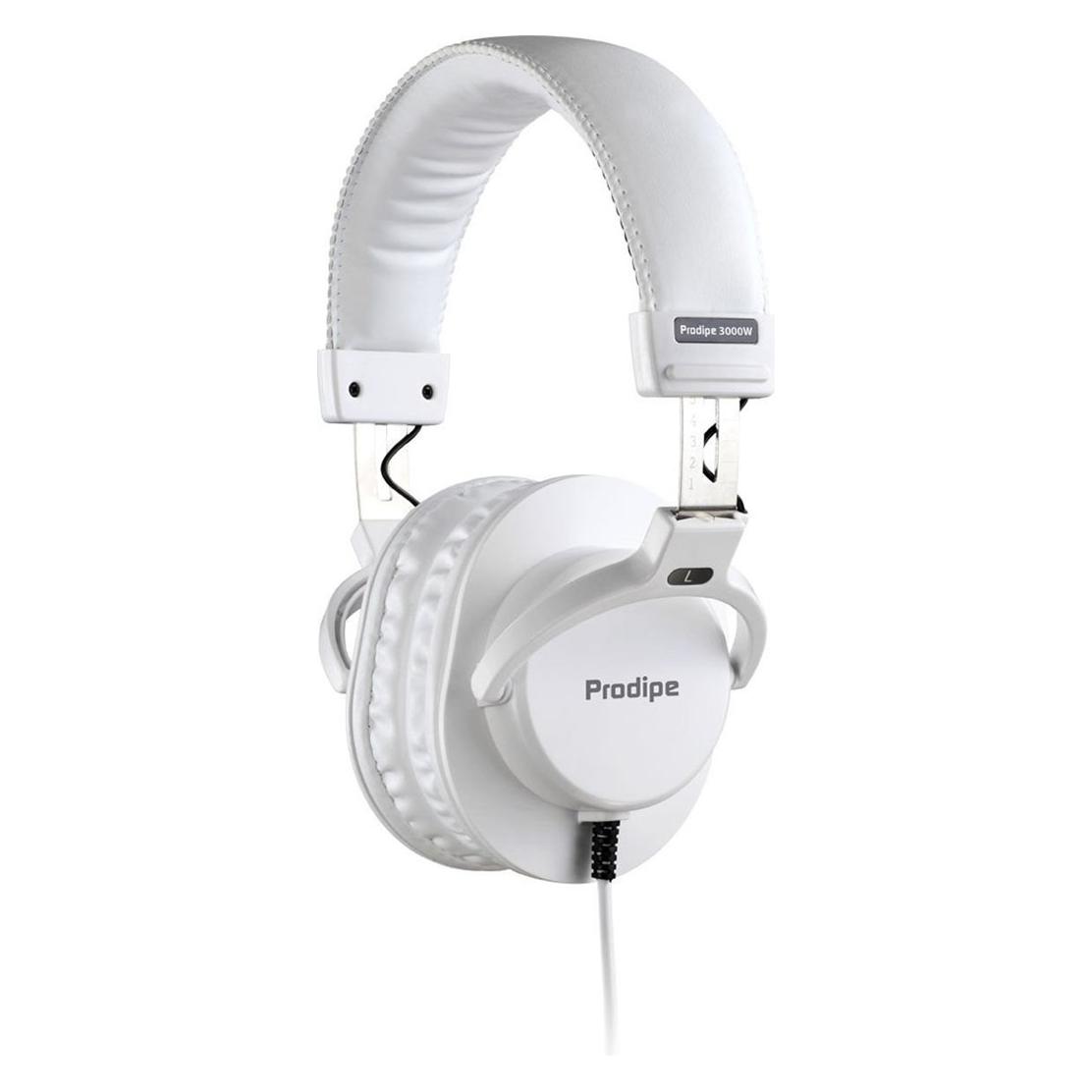 Prodipe 3000W Professional Headphones White (Kabelgebunden) (PRO3000W)