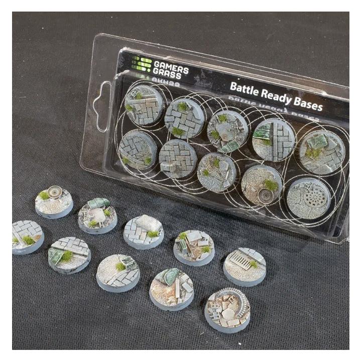 Gamers Grass Urban Warfare Bases - Oval 75mm (x3) (3x, 75 mm) (37446895)