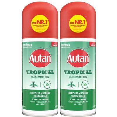 Autan Tropical Dry Spray 2x 2x100 ml