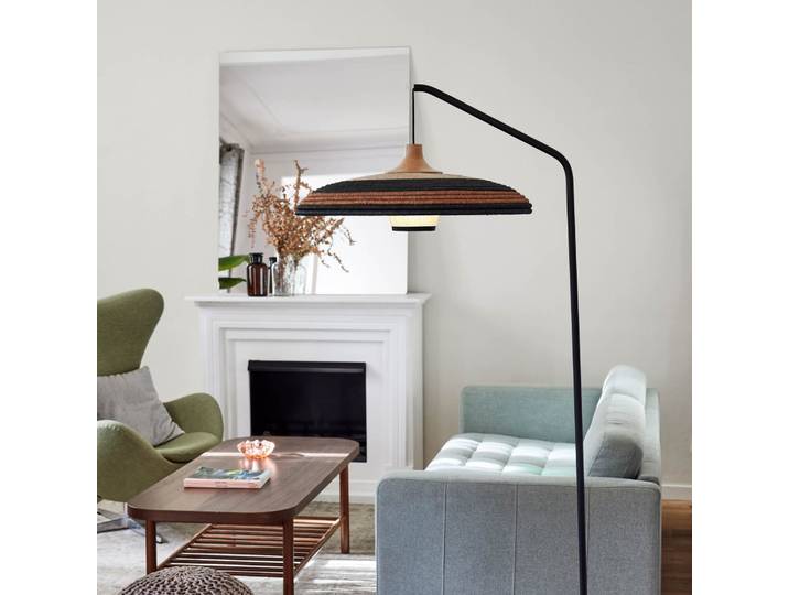 Grass Lampadaire Brown - Forestier - Salon / séjour - Design - Métal - Avec abat-jour