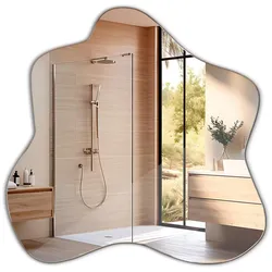 SPIEGEL 77,3x76,6 cm Loft Stil Organischer Moderner Wandspiegel