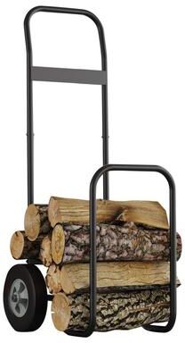 Perfect Picks Market Heavy Duty Firewood Log Cart With All Terrain Rubber Wheels Indoor & Outdoor Wood Mover Heavy Duty Firewood Log Cart With All Terrain Rubber Wheels Indoor & Outdoor Wood Mover