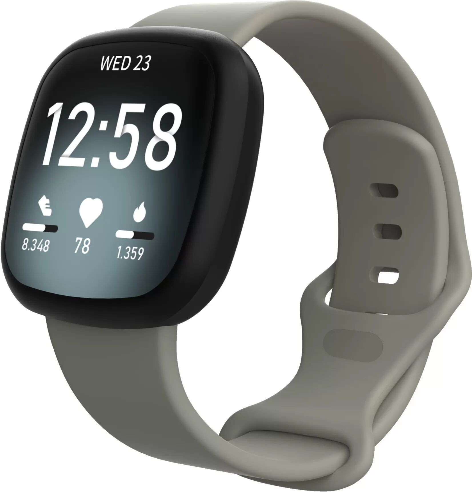 INF Uhrenarmband für Fitbit Versa4/Fitbit Versa3/Fitbit Sense/Fitbit Sense2 S Grau