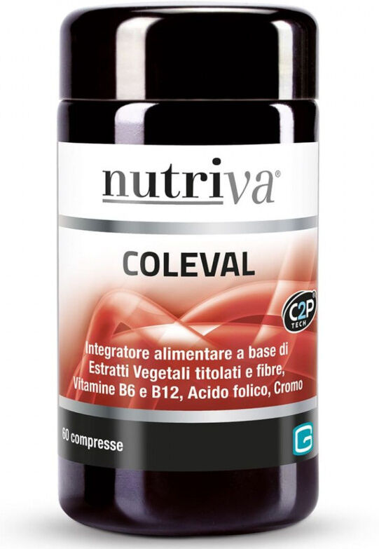 Cabassi(Nutriva) Nutriva Coleval Integratore Colesterolo E Trigliceridi 60 Cpr