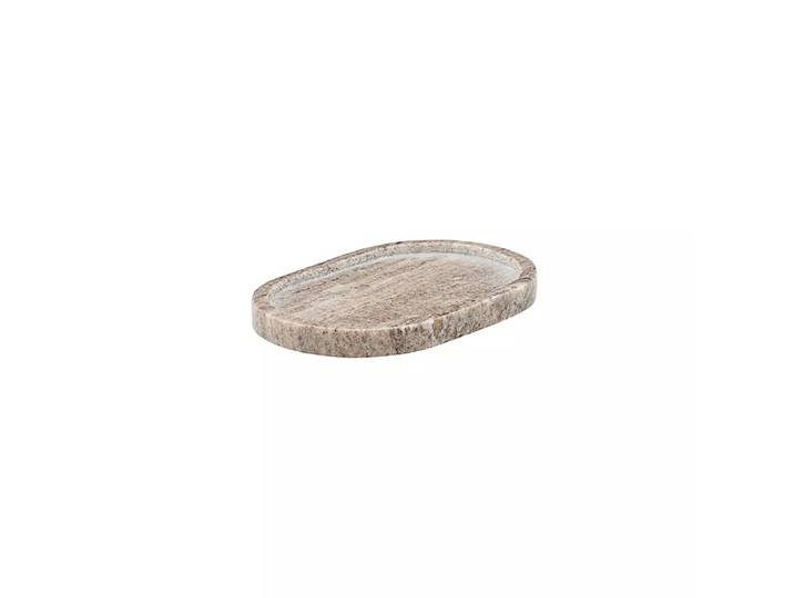 Meraki - Tablett oval, 19.5X12.5X2CM, Beige