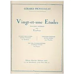 21 etudes pour trombone, Fachbücher von Gérard Pichaureau