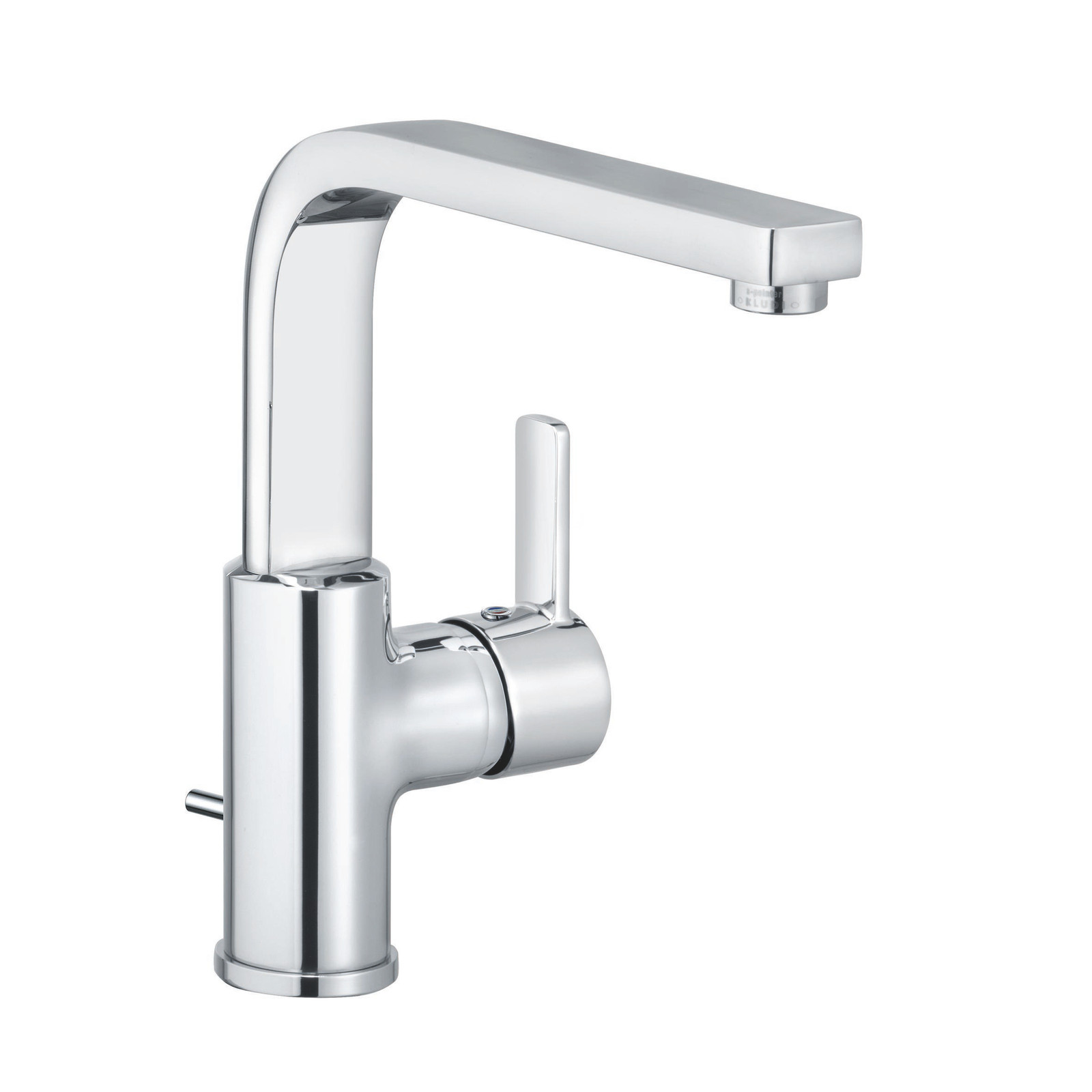 Kludi ZENTA wastafelmengkraan DN 15 met zwenkbare uitloop en afvoerset G 1 1/2 inch, chroom