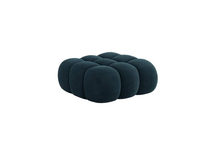 Design Sitzpouf „Maurice“ Samt Petrol dunkel CXL by Christian Lacroix