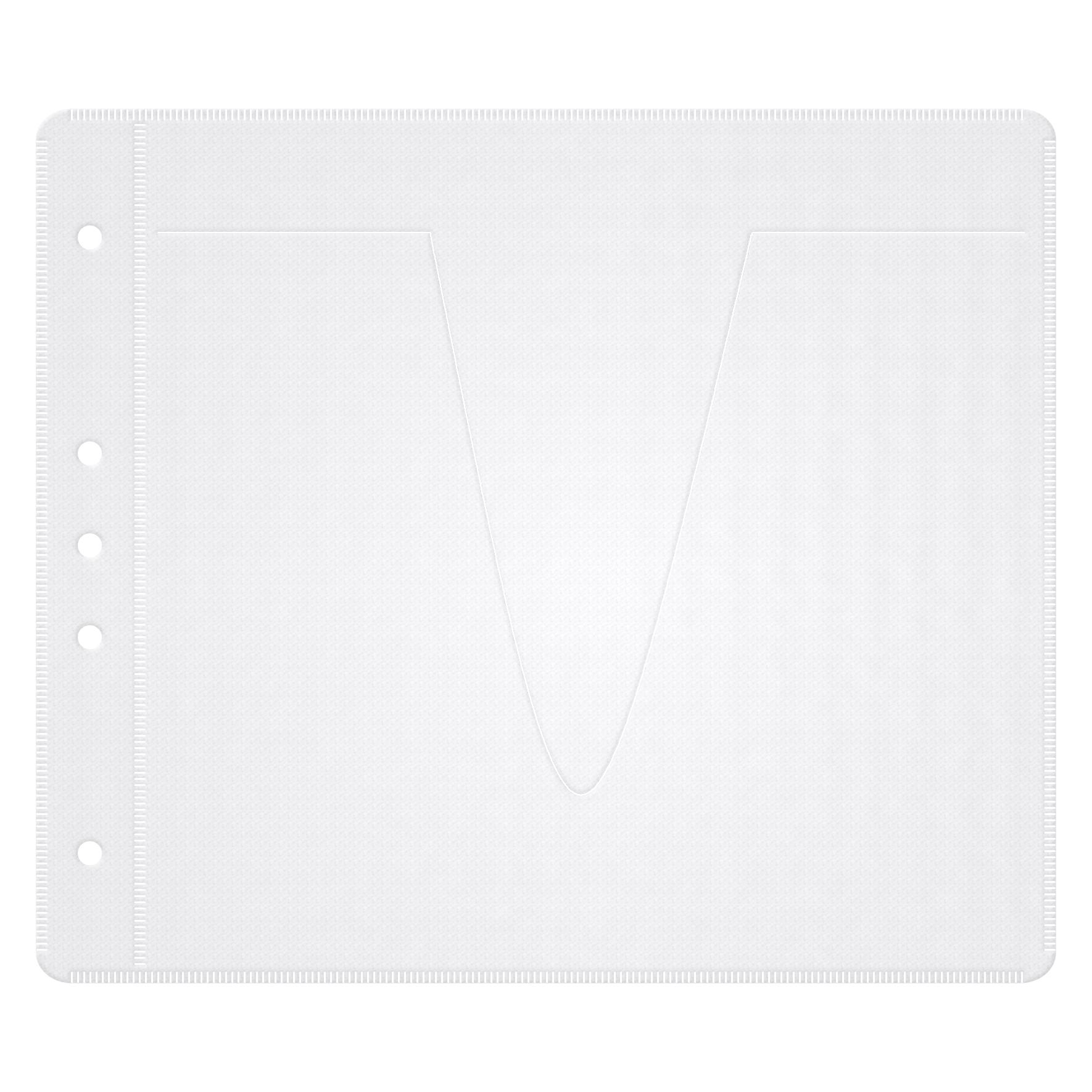 MediaRange Vliestaschen für 2 Discs, für Ordner und Mappen (BOX60)
