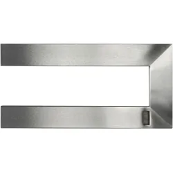 Simausrom, Garderobe + Kleiderstange, Nano Garderobenbügel rechts, B:300mm, H:150mm Edelstahl gebürstet