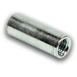 Distanzmuffe, rund, Stahl verzinkt, verschiedene Varianten (Ausführung: M6 x 30 mm)
