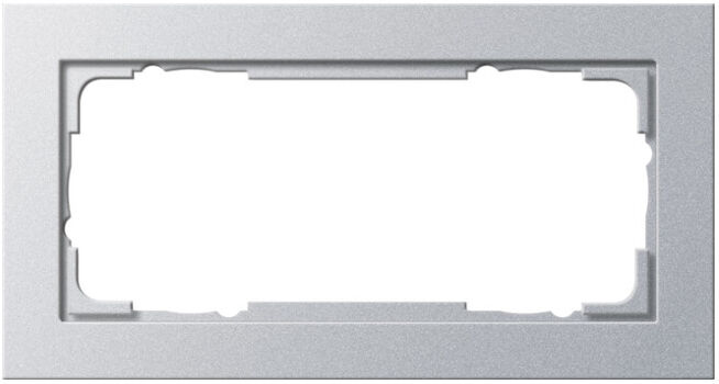 Gira Cadre de recouvrement 2f alu E2 100225 (100225)