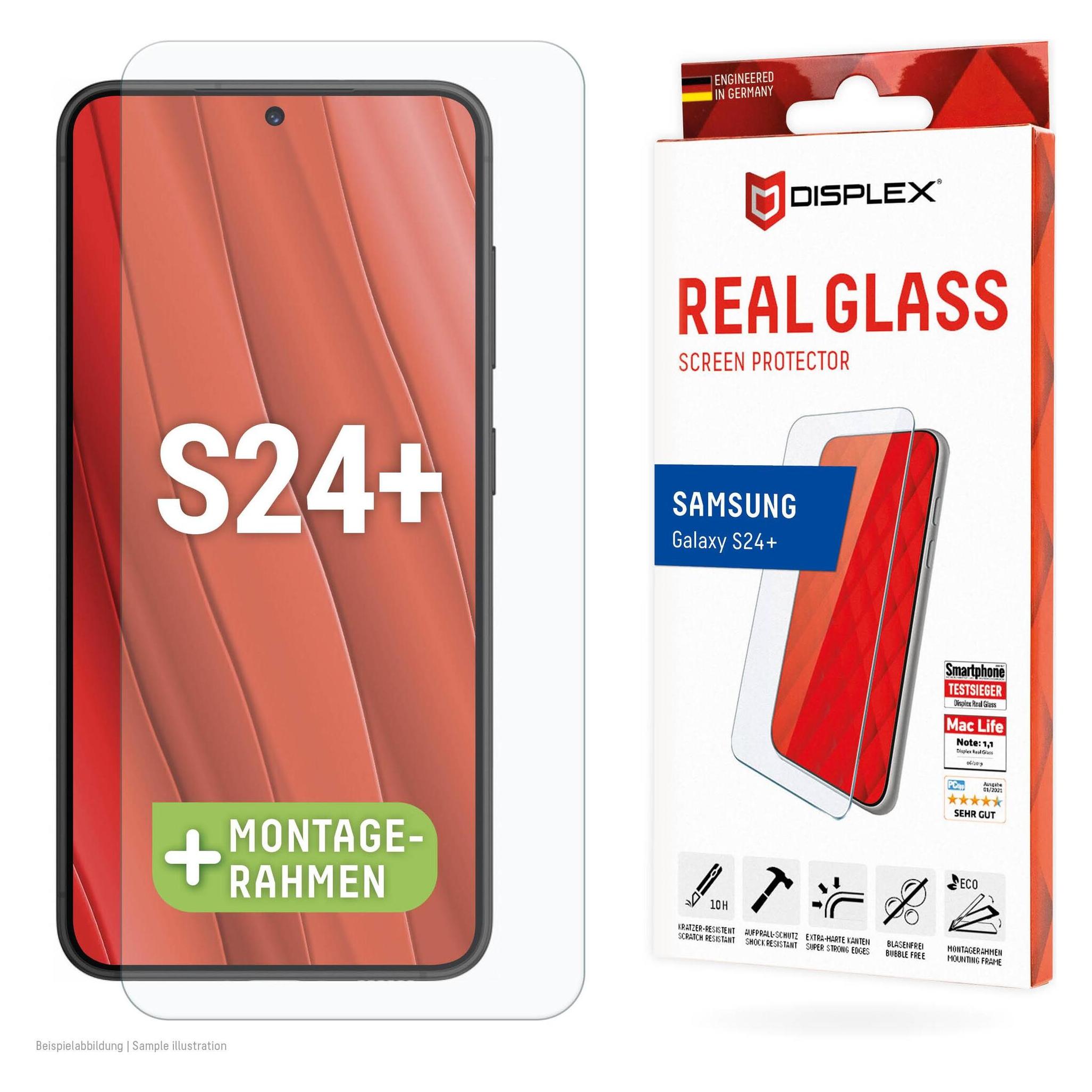 Displex Real Glass, 2D Panzerglas (Samsung Galaxy S24+, Samsung Galaxy S25+) (01896)