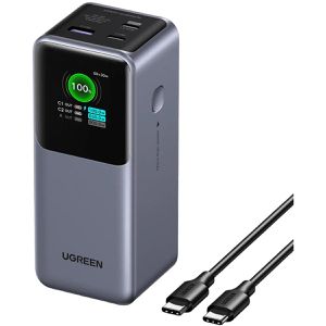 UGREEN Powerbank Nexode, 20000mAh, USB-A & 2x USB-C, Ladeleistung 130 Watt