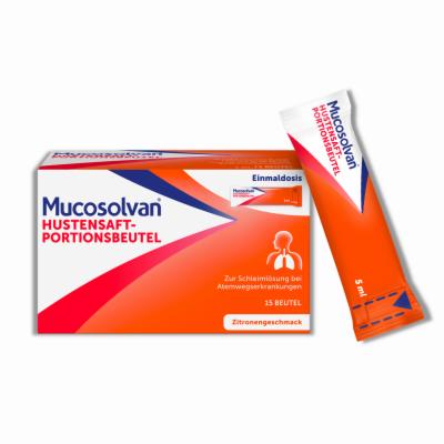 A. Nattermann & Cie GmbH Mucosolvan® Hustensaft-Portionsbeutel mit 30mg Ambroxol - 15x5ml 75 ml 19270239