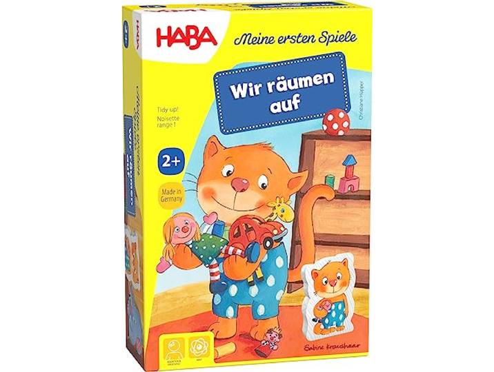 Haba 303469 - Mijn eerste spelletjes, wij ruimen op educatief spel