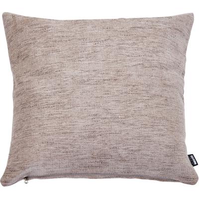 Dekokissen DONE. "JUNA", beige (taupe), B:50cm H:1cm L:50cm, Polyester, Dekokissen_Sitzkissen_Kissenhüllen, Weicher Chenille-Stoff