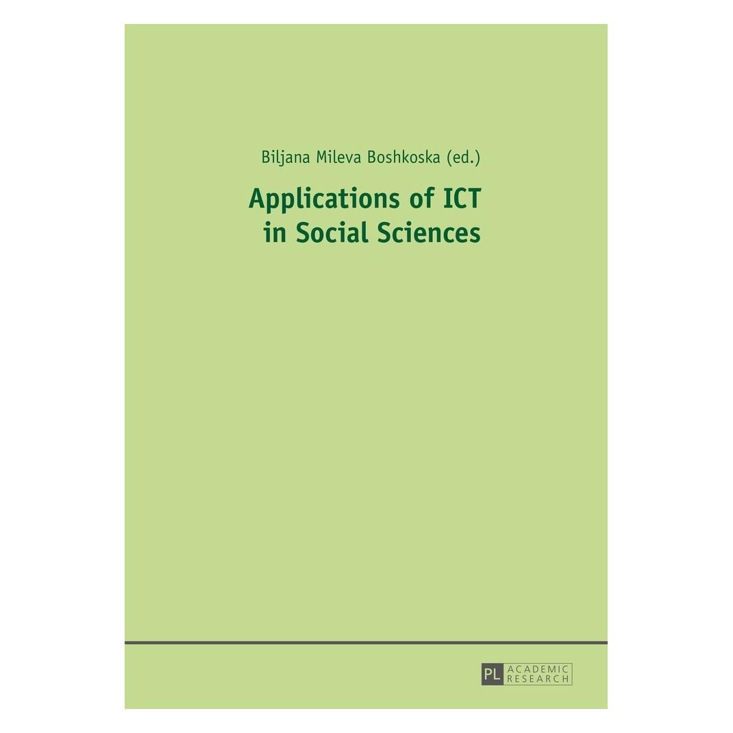 Peter Lang Applications of ICT in Social Sciences (Englisch, Softcover, Biljana Mileva Boshkoska) (56025930)