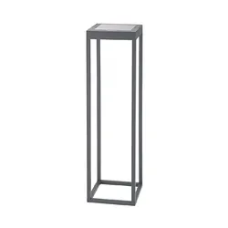 Sigor Akku-Solarleuchte Numove 525mm graphitgrau 2,2W 2700K IP54 172lm Ra85 dim