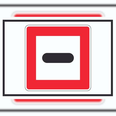 HB-Druck Anhalten Schild mit Symbol Stopp A0 Rückseite selbstklebend
