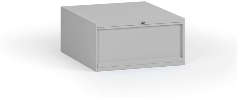 B2B Partner Závěsná zásuvka na nářadí k pracovním stolům, 1 zásuvka, 510 x 592 x 255 mm, šedá
