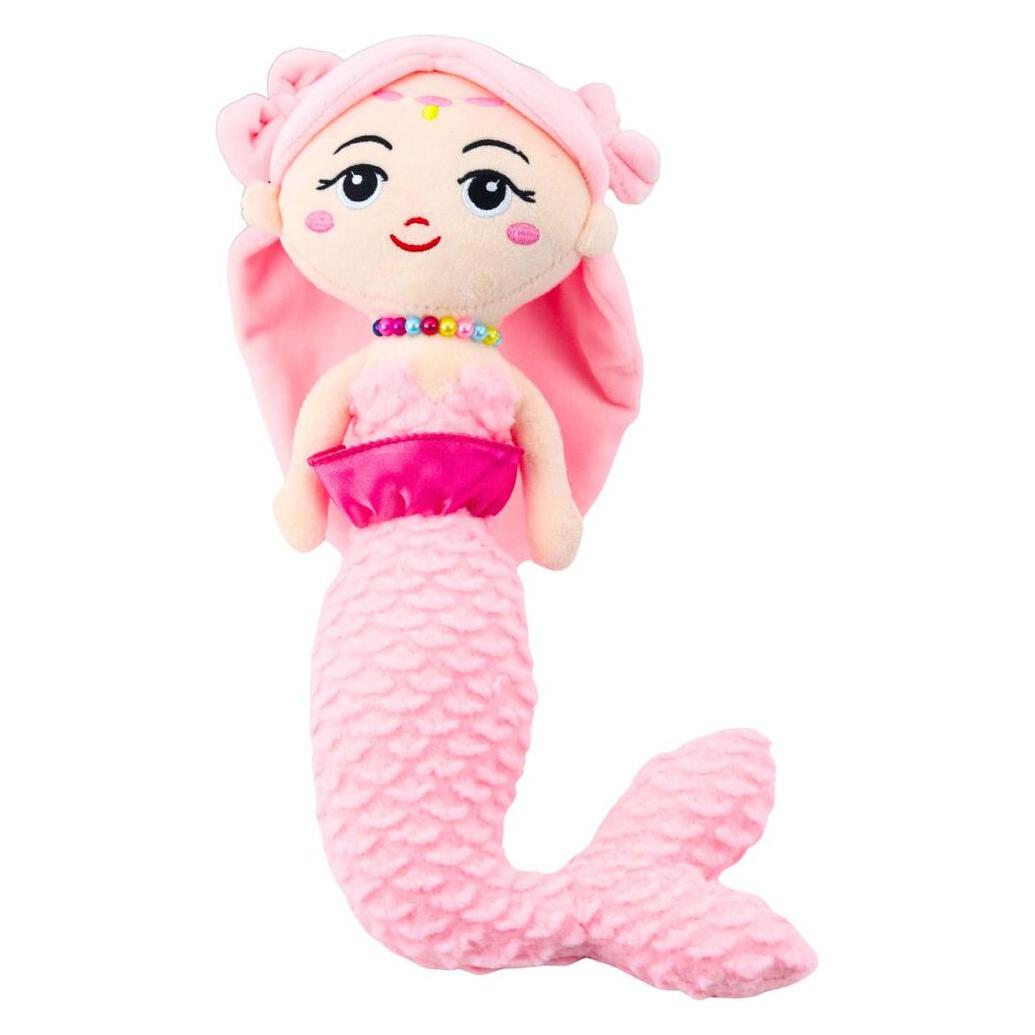 Lean Toys Lean Plüsch Meerjungfrau Mit Perlen Umarmungen Rosa 32Cm (32 cm) (65614394)