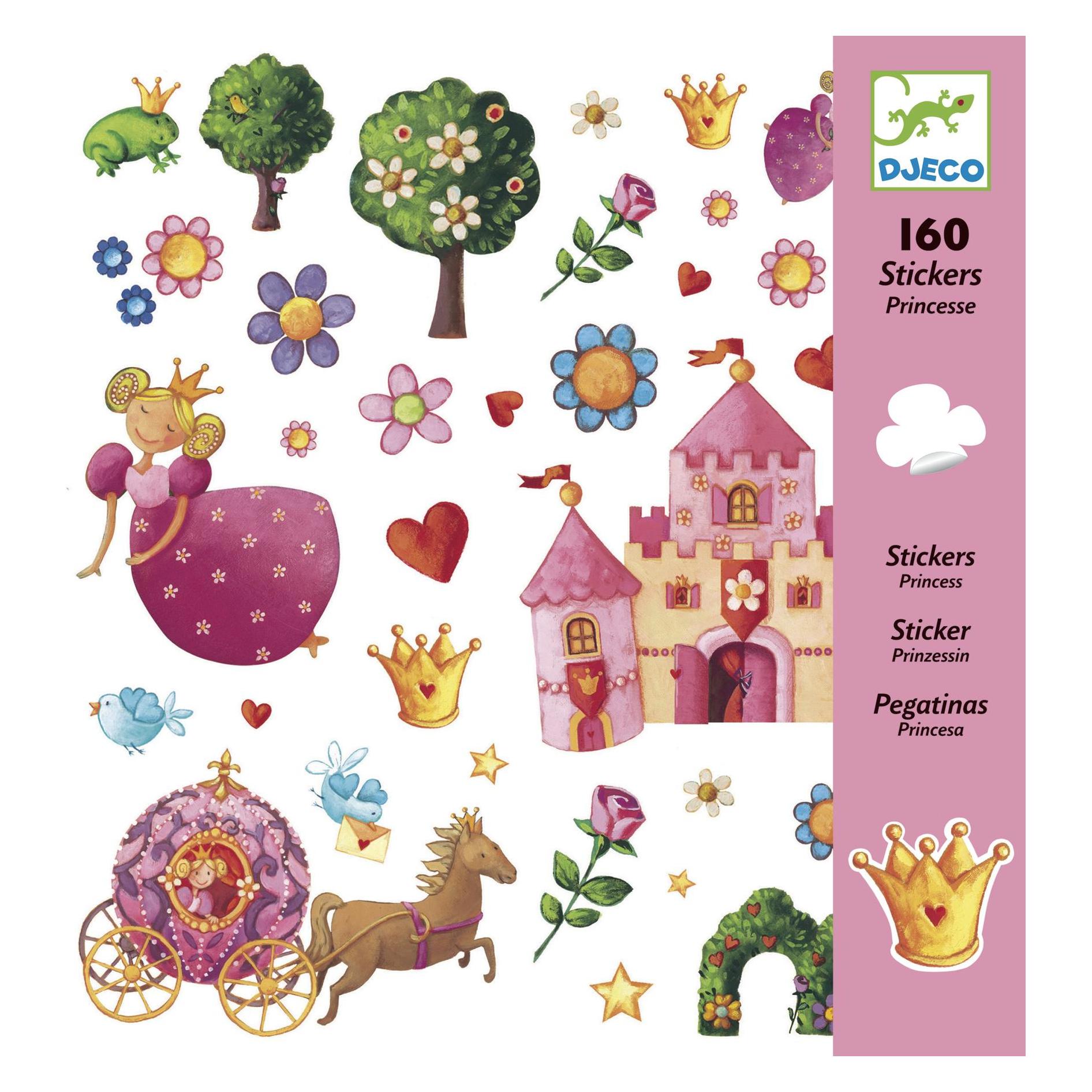 Djeco Sticker Prinzessin Marguerite (160 Sticker) (DJ08830)