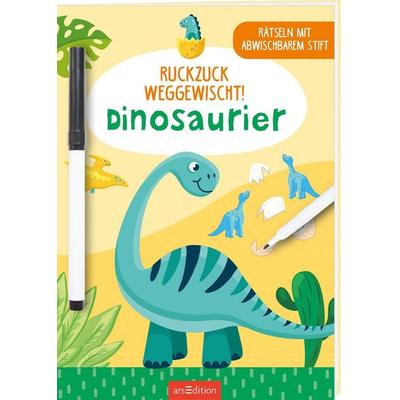 Ruckzuck weggewischt! Dinosaurier, Taschenbuch von , arsedition, 978-3-8458-6818-9