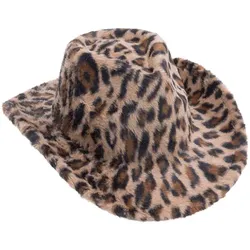 Cowboyhut "Leopard", braun