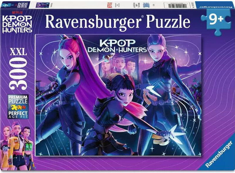 Puzzles KPop Demon Hunters 300 pcs : Rumi, Mira et Zoey - Ravensburger