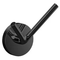 Emco Round Doppel-Handtuchhaken 437513301 40 mm, schwarz