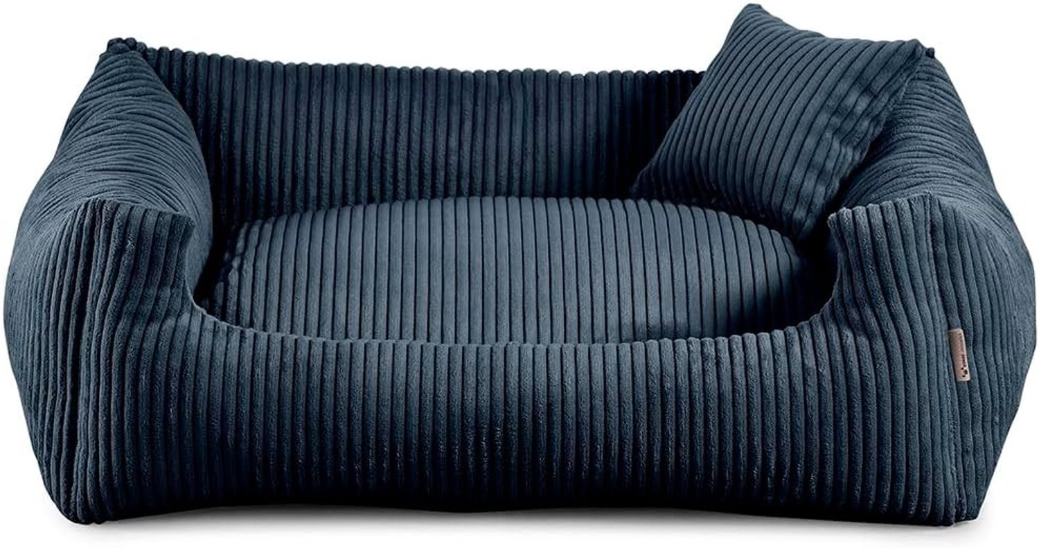 Comfortabel hondenbed met polyurethaan schuim en ribbelstof inclusief kussen