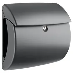 GA-Briefkasten, Pearl 886 GR, Kunststoff, anthrazitgrau matt