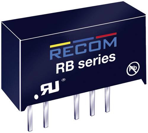 RECOM RB-0515S DC/DC-Wandler 5V 15V 0.066A 1W Anzahl Ausgänge: 1 x Inhalt 1St.