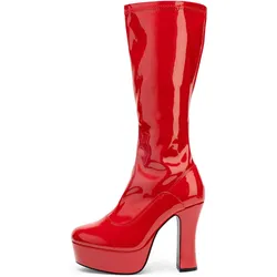 Pleaser Plateau Stiefel mit Reissverschluss