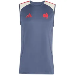 adidas FFR Frankreich Rugby Tanktop Herren KF8878 - shadow navy/cream white M