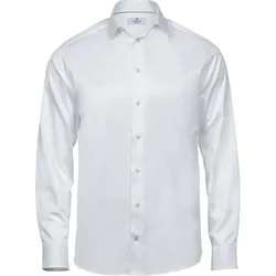 Tee Jays Herren Luxus Twill Hemd langarm 4020 white M