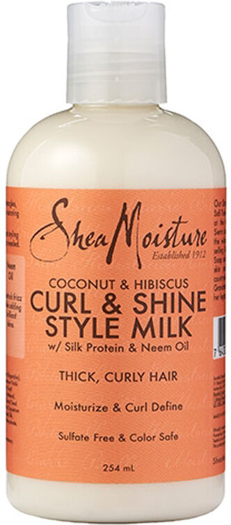 Shea Moisture Coconut and Hibiscus Curl & Shine Gel Style Milk 254ml