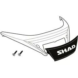 SHAD SH34 Rückstrahler Deckel Set