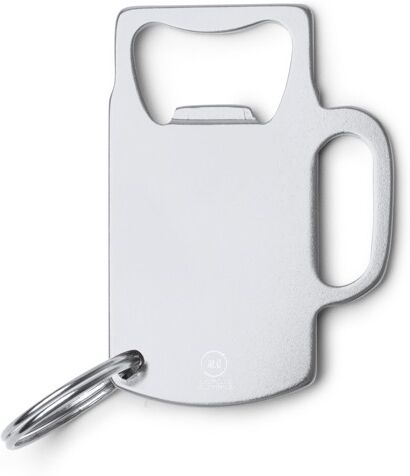 Porte-clés chope à bière publicitaire en aluminium Artois Argent TAILLE UNIQUE ADULTE