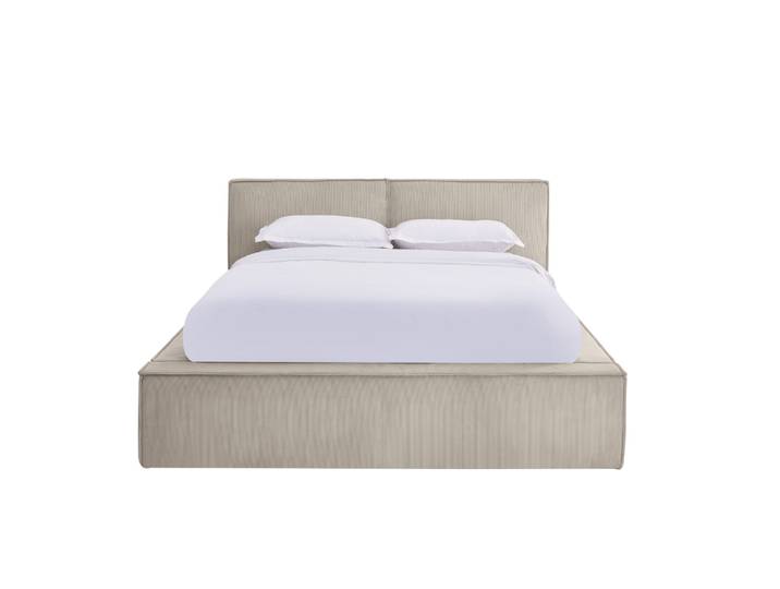 Lit coffre 160 x 200 beige