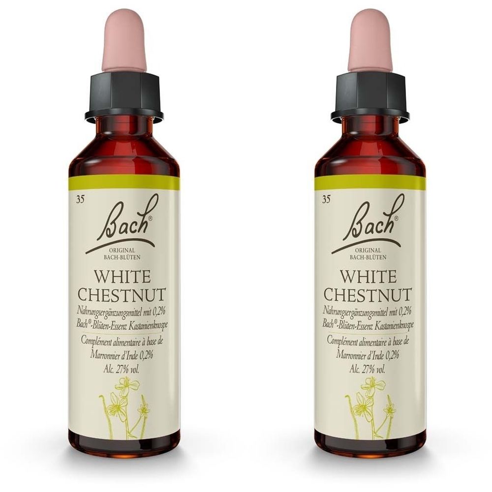Bachblüten White Chestnut Tropfen x2 2x20 ml