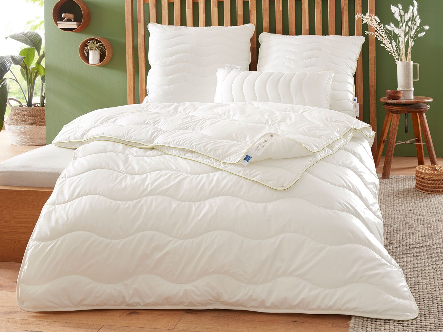 Badenia Trendline Steppbett Aerelle® Blue 4-Jahreszeiten
