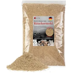 Moritz 2,5kg Räuchermehl Buche fein 0,5 -1 mm Räuchern I Kalträuchern von Fisch Fleisch Wurst Käse Gemüse auch für BBQ I Grill - Räucherspäne