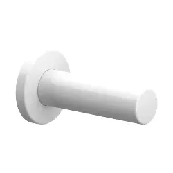 NORMBAU Ersatzrollenhalter, Nylon Care, L=126 mm, Weiß, 0518010