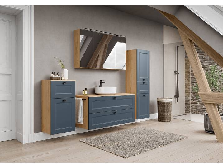 Waschtisch Cascada Typ C 120cm Blau/Dunkelblau