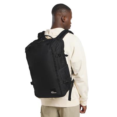Daypack JACK WOLFSKIN "SIERRA", schwarz, Rucksäcke, onesize, Obermaterial: 100% Polyester. Futter: 100% Polyester, 32 L Rucksack, Laptopfach, vielseitig