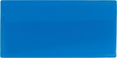 Etikettentasche Label TOP, selbstklebend, 50x110, blau