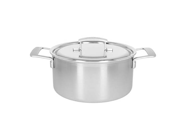 Demeyere Industry 5 Bratentopf mit Deckel 24 cm; 5,2Liter; 18/10 Edelstahl