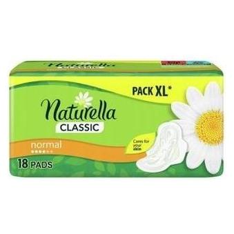 Naturella Klassische Kamille Normal Damenbinden mit Flügeln - 18 Stück (18x) (41377965)